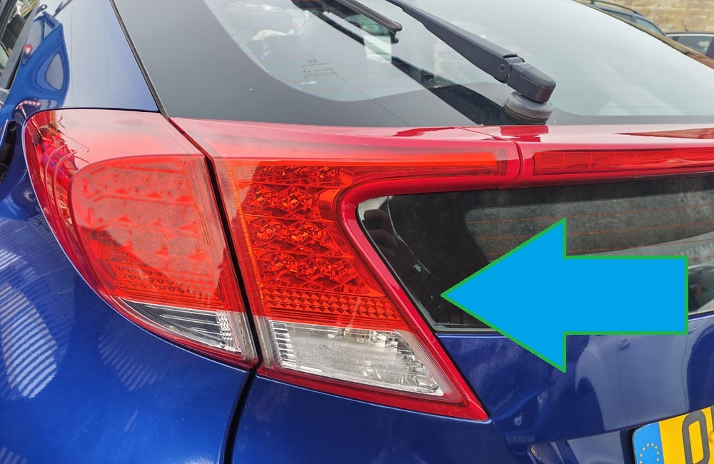 Honda Civic I-VTEC SE Rear Tail Light Passengers
